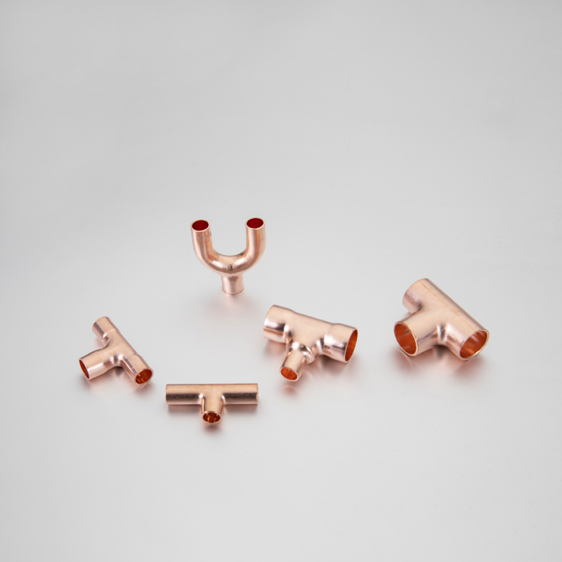 Air Conditioning Three Way Copper Pipe Y&T-Type Tee Joint