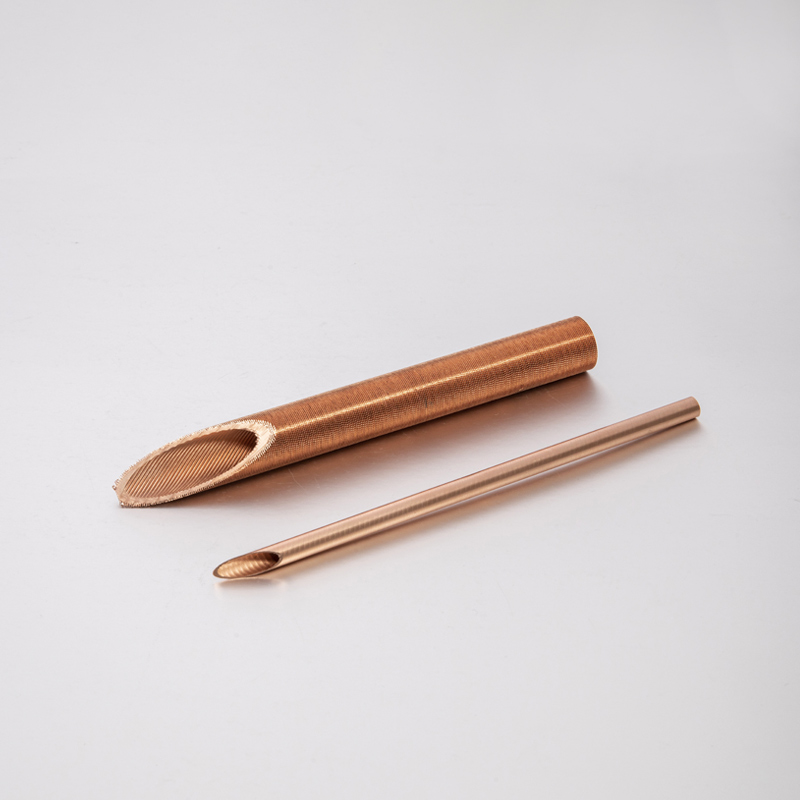 Heat exchanger copper finned tubes